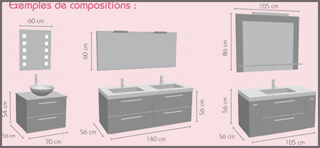 elements de salle de bains et meubles modulables